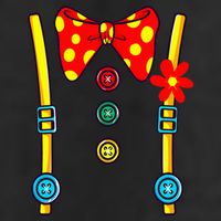 Clown Costume Halloween Circus Adult Drive Performance Visor