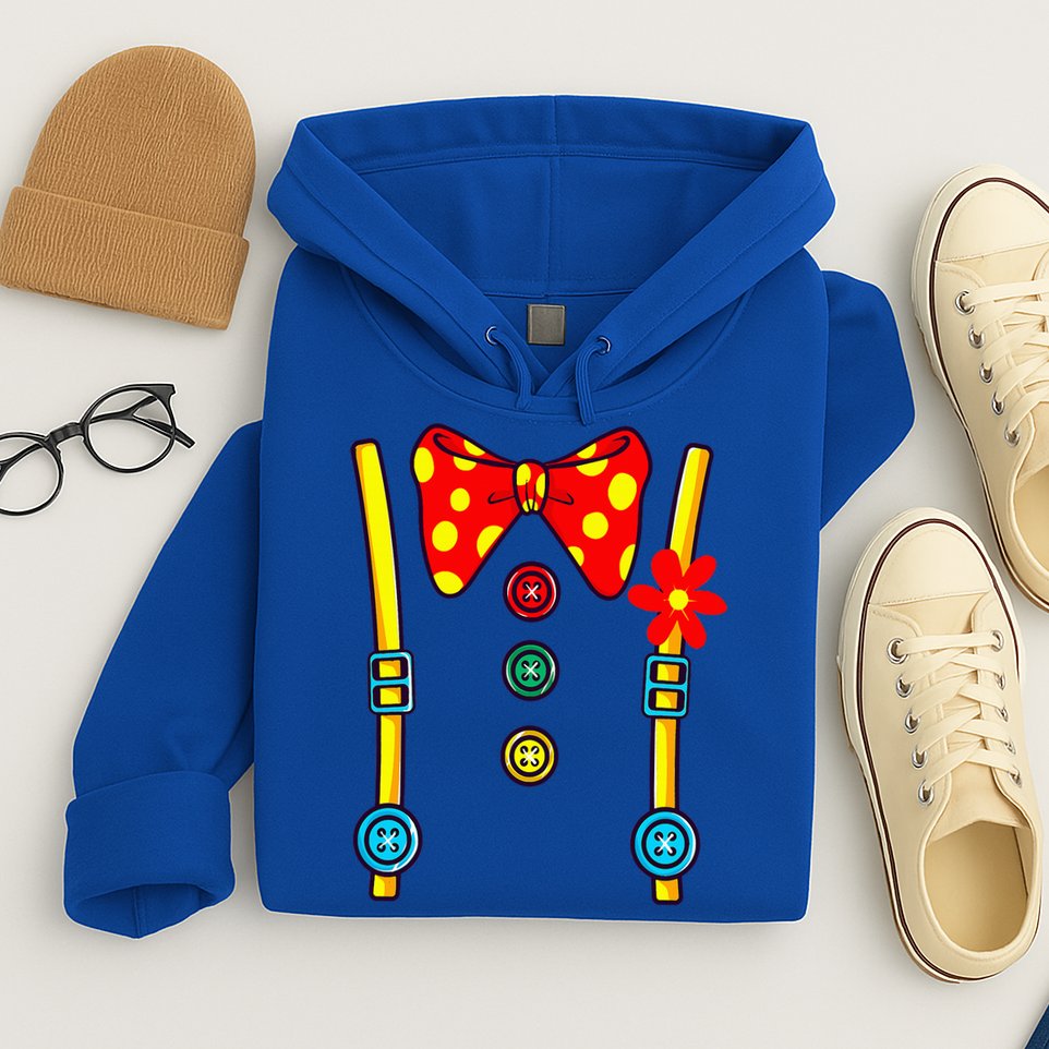 Clown Costume Halloween Circus Hoodie