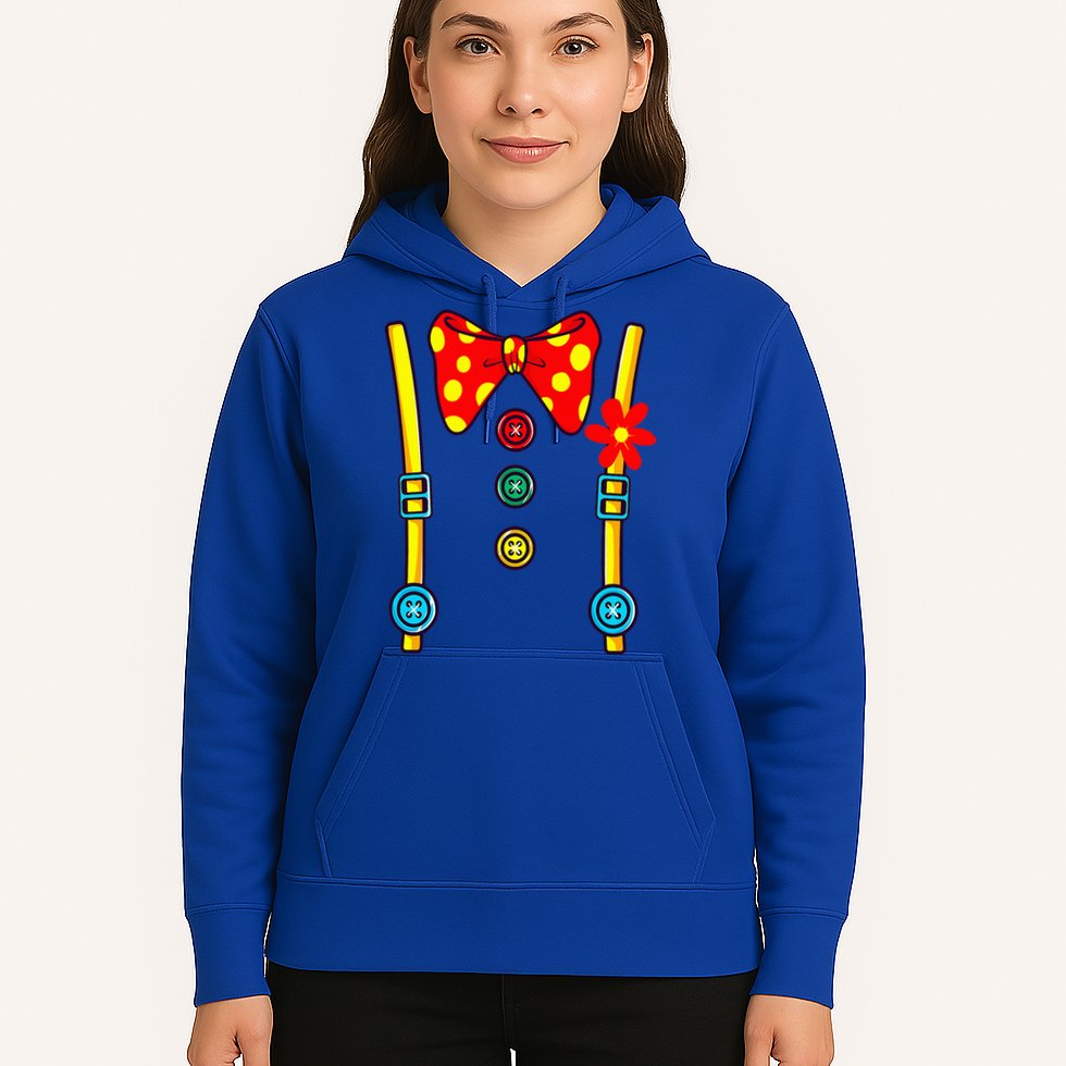 Clown Costume Halloween Circus Hoodie