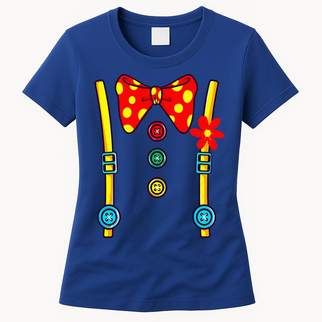 Clown Costume Halloween Circus Womens T-Shirt