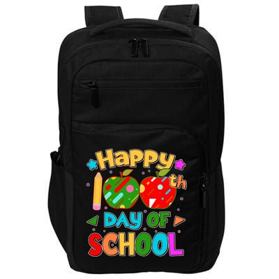 Cute Colorful Happy 100th Day Of School Impact Tech Backpack