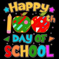 Cute Colorful Happy 100th Day Of School Backpack