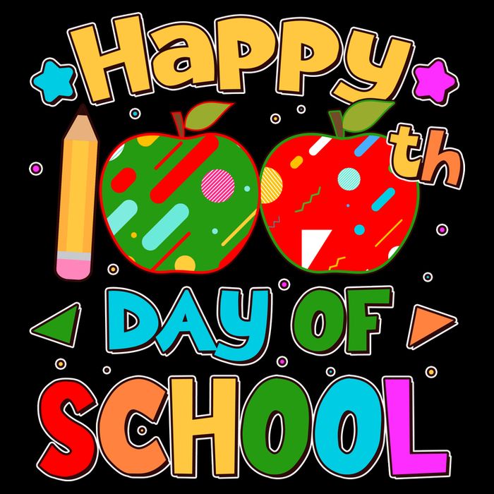 Cute Colorful Happy 100th Day Of School Backpack