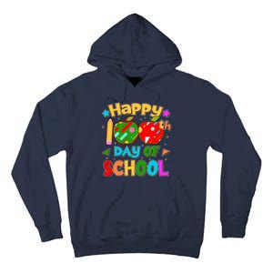 Cute Colorful Happy 100th Day Of School Tall Hoodie