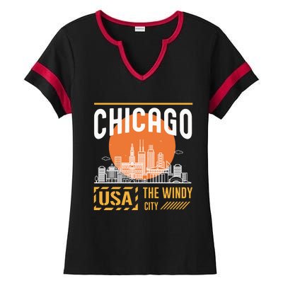 Chicago Ladies Halftime Notch Neck Tee