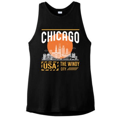 Chicago Ladies PosiCharge Tri-Blend Wicking Tank