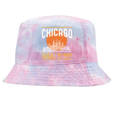 Chicago Tie-Dyed Bucket Hat