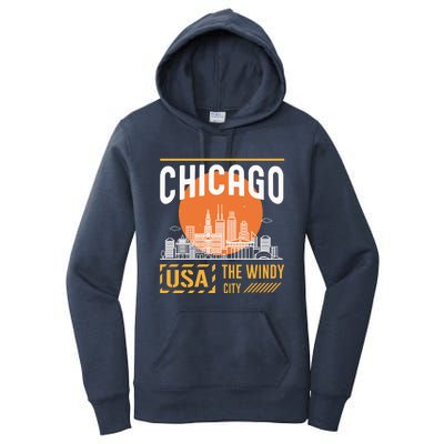 Chicago Women's Pullover Hoodie