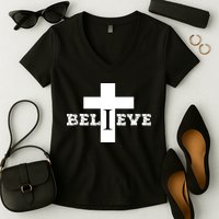 Christian Women's V-Neck T-Shirt