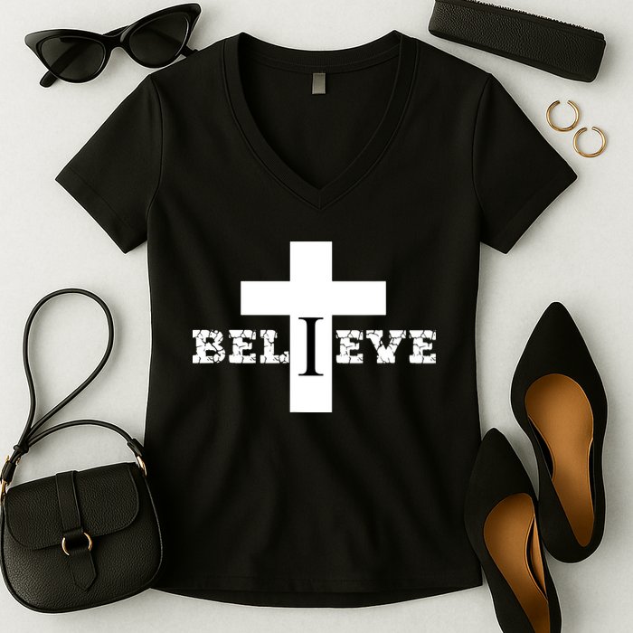 Christian Women's V-Neck T-Shirt