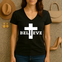 Christian Women's V-Neck T-Shirt