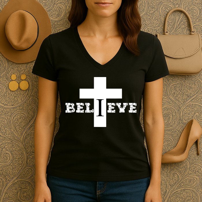 Christian Women's V-Neck T-Shirt