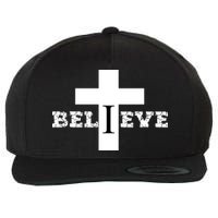 Christian Wool Snapback Cap