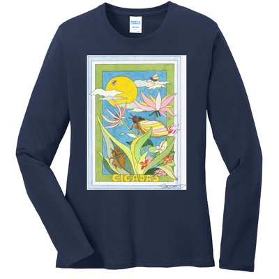 Cicadas Ladies Long Sleeve Shirt