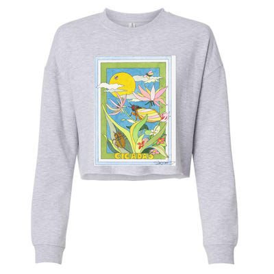 Cicadas Cropped Pullover Crew