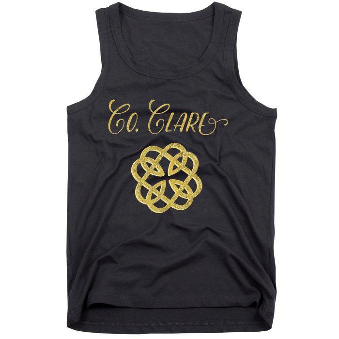 County Clare Ireland Heritage Saint Patrick's Day Tank Top