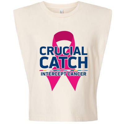 Crucial Catch Intercept Cancer Garment-Dyed Women's Muscle Tee