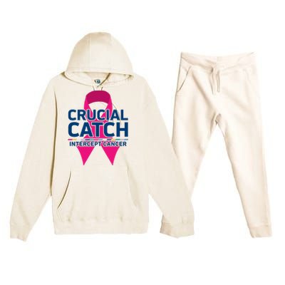 Crucial Catch Intercept Cancer Premium Hooded Sweatsuit Set