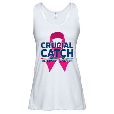 Crucial Catch Intercept Cancer Ladies Essential Flowy Tank