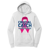 Crucial Catch Intercept Cancer Women's Pullover Hoodie