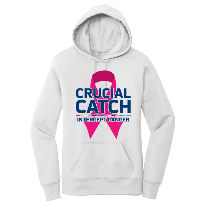 Crucial Catch Intercept Cancer Women's Pullover Hoodie