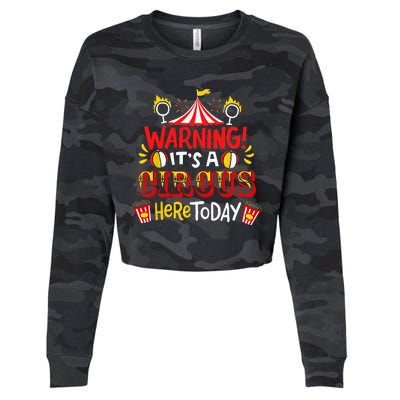 Circus Cropped Pullover Crew