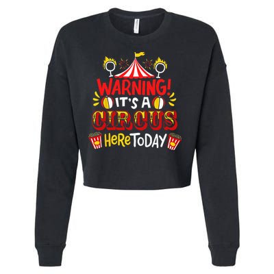 Circus Cropped Pullover Crew