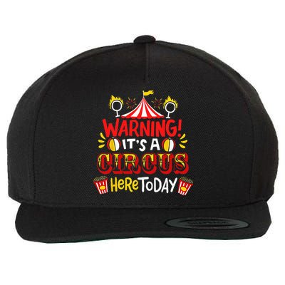 Circus Wool Snapback Cap