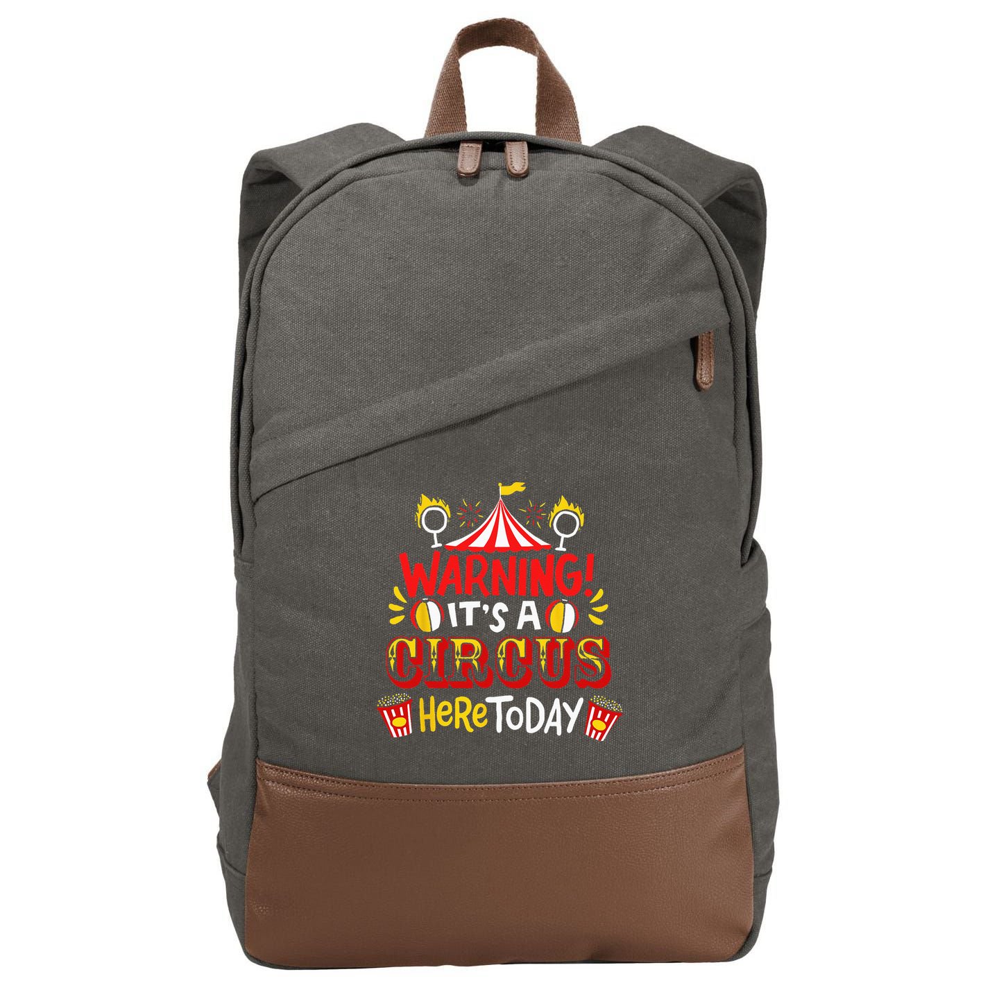 Circus Cotton Canvas Backpack
