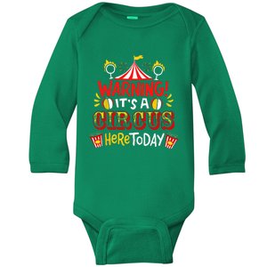 Circus Baby Long Sleeve Bodysuit