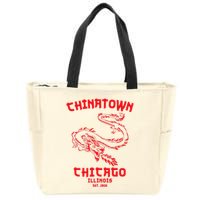 Chicago Chinatown Illinois Chinese American Loop South Side Zip Tote Bag