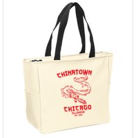 Chicago Chinatown Illinois Chinese American Loop South Side Zip Tote Bag