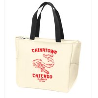 Chicago Chinatown Illinois Chinese American Loop South Side Zip Tote Bag