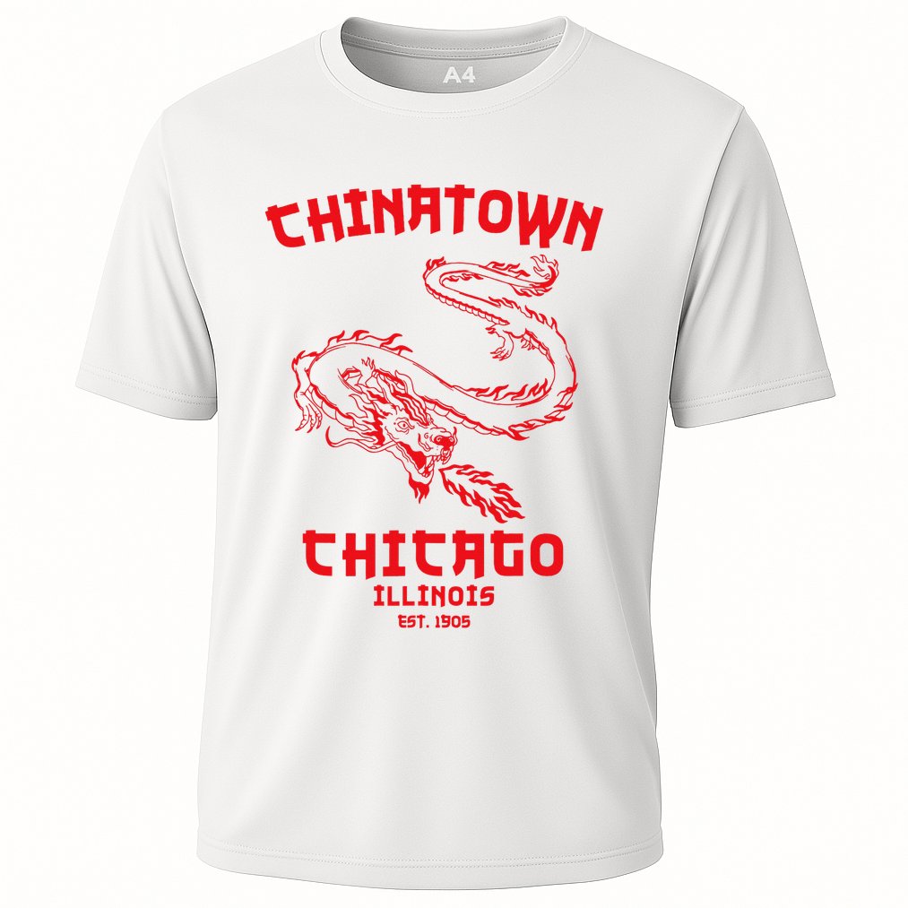 Chicago Chinatown Illinois Chinese American Loop South Side Cooling Performance Crew T-Shirt