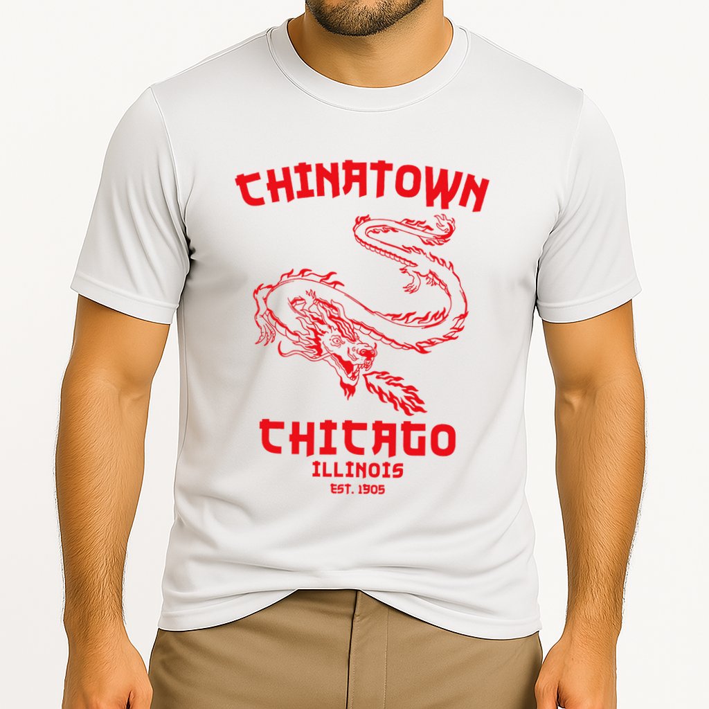 Chicago Chinatown Illinois Chinese American Loop South Side Cooling Performance Crew T-Shirt