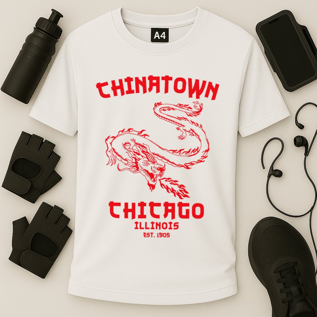 Chicago Chinatown Illinois Chinese American Loop South Side Cooling Performance Crew T-Shirt