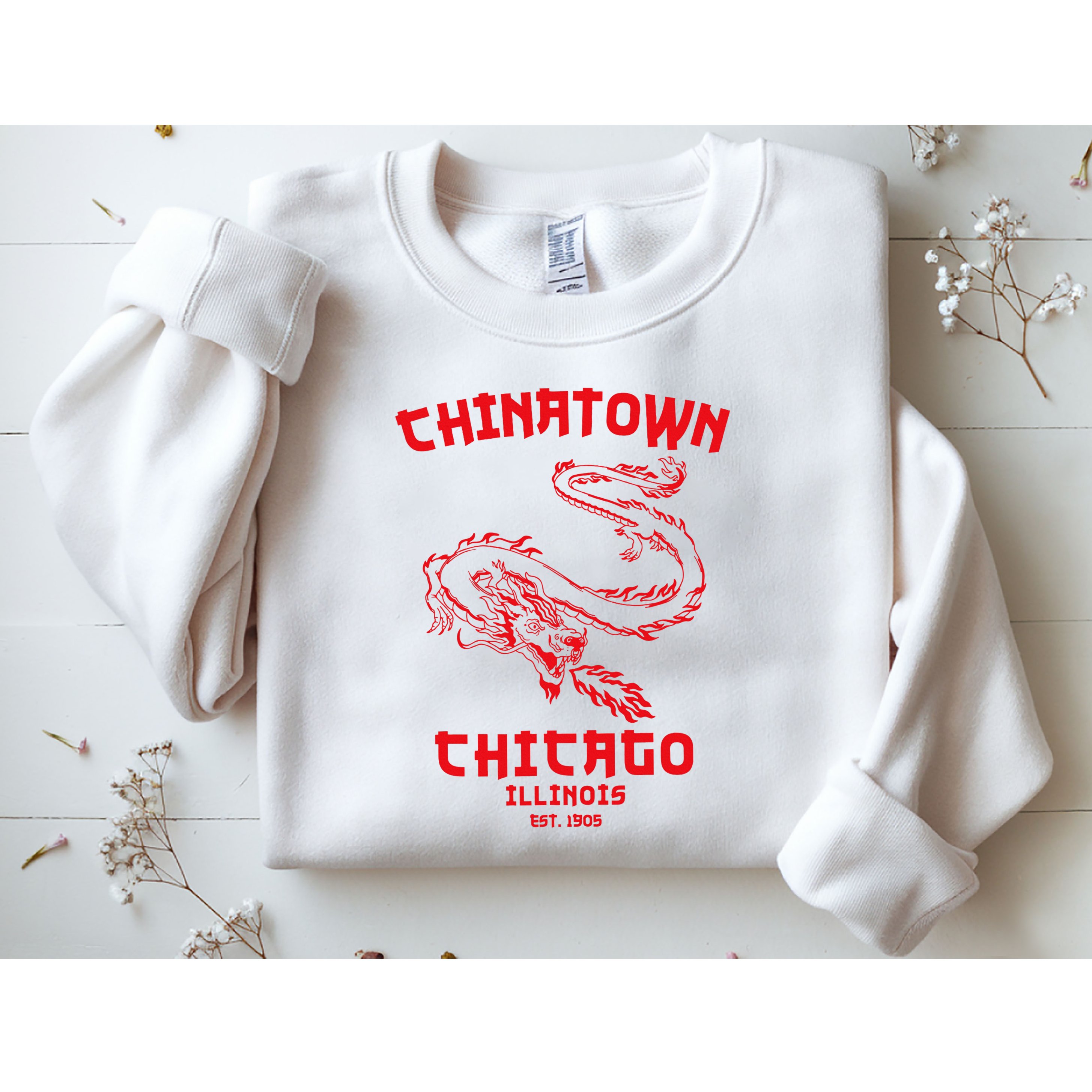 Chicago Chinatown Illinois Chinese American Loop South Side Sweatshirt
