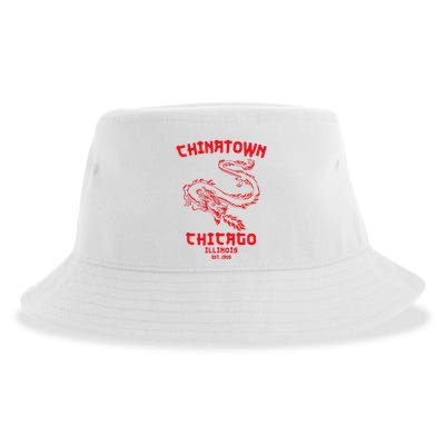 Chicago Chinatown Illinois Chinese American Loop South Side Sustainable Bucket Hat