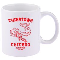 Chicago Chinatown Illinois Chinese American Loop South Side 11oz C Handle Ceramic Mug