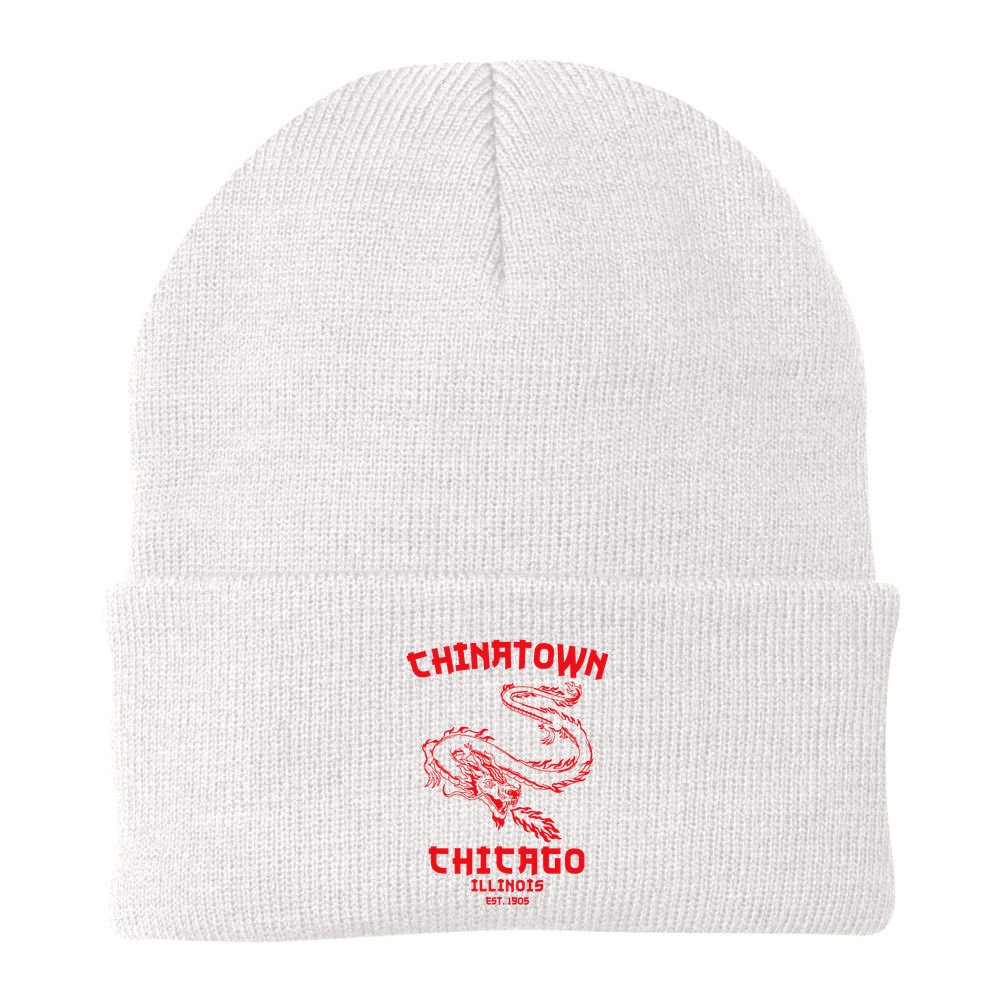 Chicago Chinatown Illinois Chinese American Loop South Side Beanie