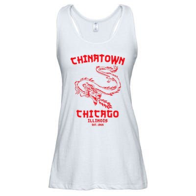 Chicago Chinatown Illinois Chinese American Loop South Side Ladies Essential Flowy Tank