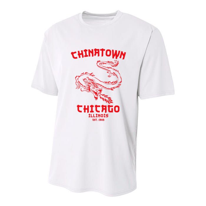 Chicago Chinatown Illinois Chinese American Loop South Side Youth Performance Sprint T-Shirt