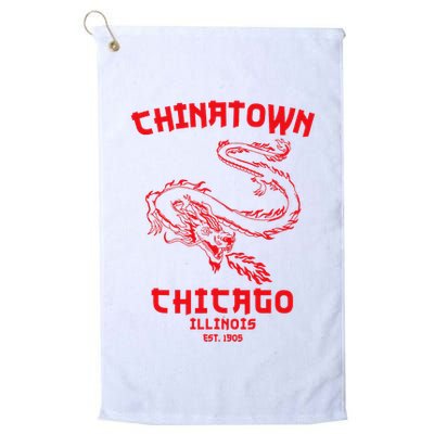 Chicago Chinatown Illinois Chinese American Loop South Side Golf Towel