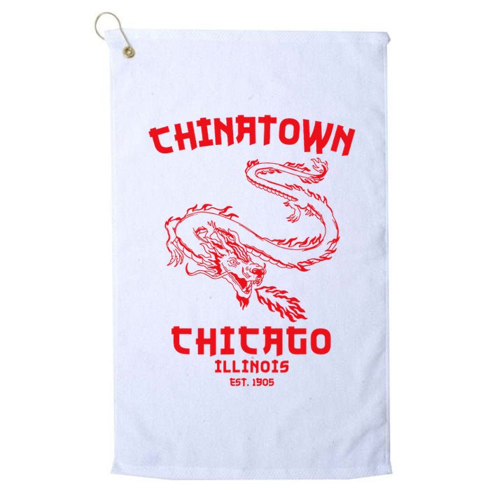 Chicago Chinatown Illinois Chinese American Loop South Side Golf Towel