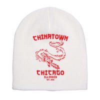 Chicago Chinatown Illinois Chinese American Loop South Side Short Acrylic Beanie