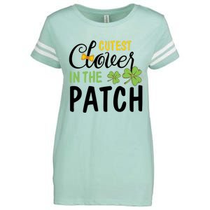 Cutest Clover In The Patch Enza Ladies Jersey Football T-Shirt