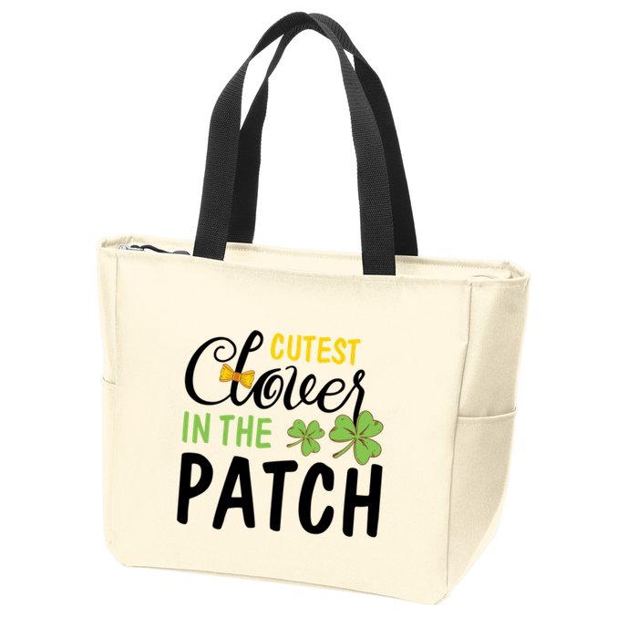 Cutest Clover In The Patch Zip Tote Bag