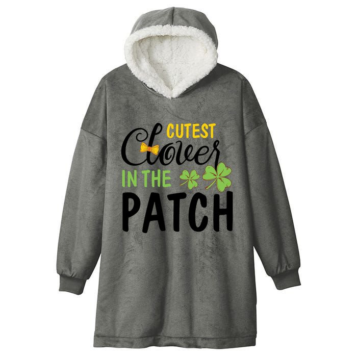 Cutest Clover In The Patch Hooded Wearable Blanket