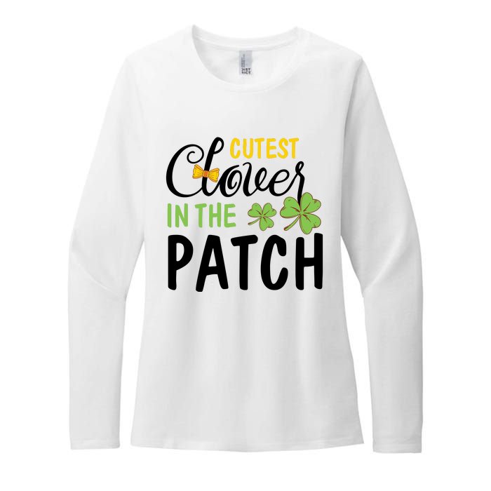 Cutest Clover In The Patch Womens CVC Long Sleeve Shirt