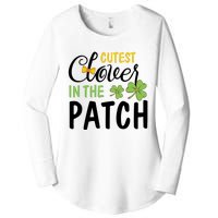 Cutest Clover In The Patch Women's Perfect Tri Tunic Long Sleeve Shirt